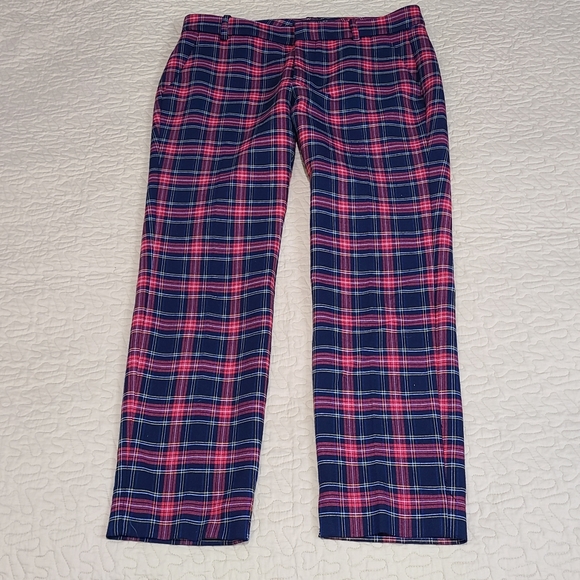 Zara plaid cropped dress pants size 4 - Picture 2 of 9